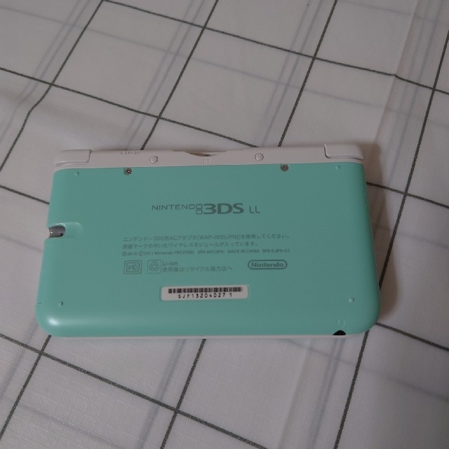 「ニンテンドー3DS LL ミント×ホワイト」極美品 3