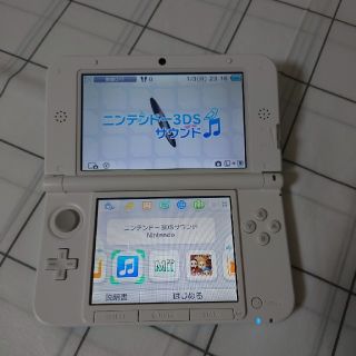 ニンテンドー3DS - 「ニンテンドー3DS LL ミント×ホワイト」極美品の