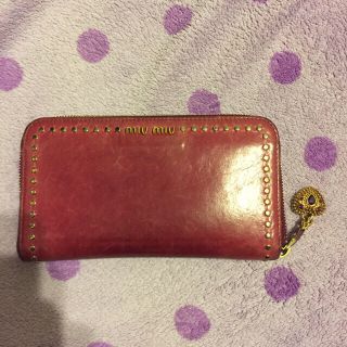 ミュウミュウ(miumiu)の★miumiu長財布★キャンセルの為再出品(財布)