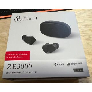 final フルワイヤレスイヤホン ZE3000 BLACK(ヘッドフォン/イヤフォン)