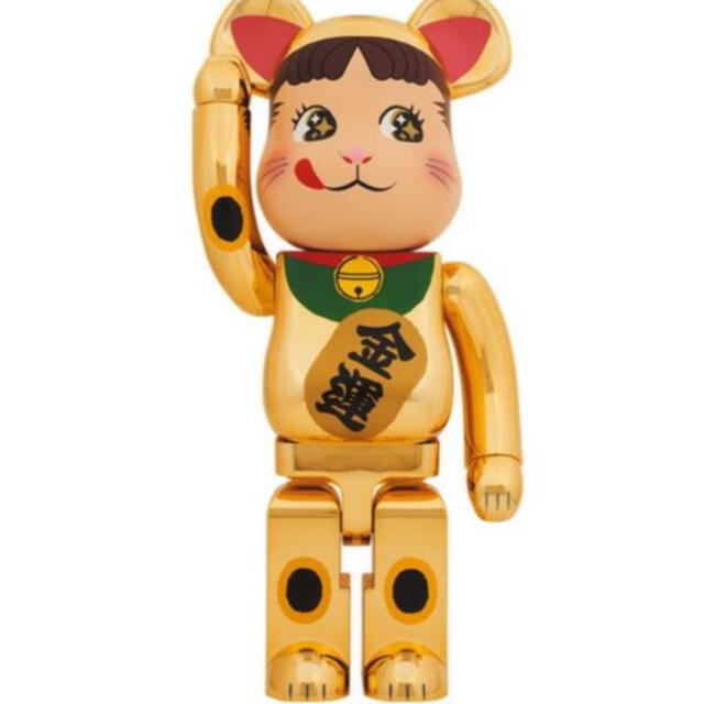 BE@RBRICK 招き猫 ペコちゃん 金運 金メッキ 1000% - その他 BE@RBRICK 招き猫 ペコちゃん 福 金メッキ 1000%