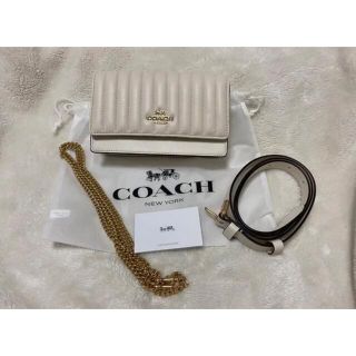 COACH - 新品 コーチ リニア ショルダーバッグ ベルトバッグ