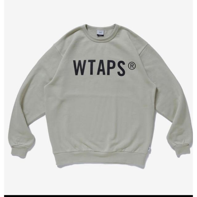 WTAPS 21AW SCREEN WTVUA CREW SWEAT SAND