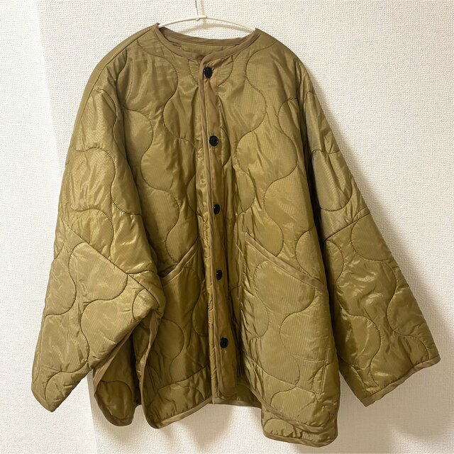 ダウンジャケットHYKE  QUILTED BIG LINER JACKET