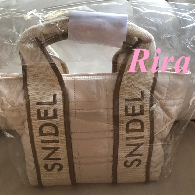 SNIDEL(スナイデル)の未開封🌷新作新品🍀スナイデル キルティングロゴバッグ レディースのバッグ(ハンドバッグ)の商品写真