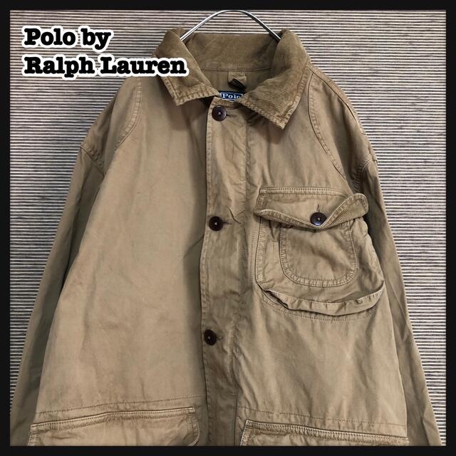 POLO RALPH LAUREN(ポロラルフローレン)の【ポロラルフローレン】アウター　ブルゾン　ワンポイントロゴ　ブラウン　□５ メンズのジャケット/アウター(その他)の商品写真