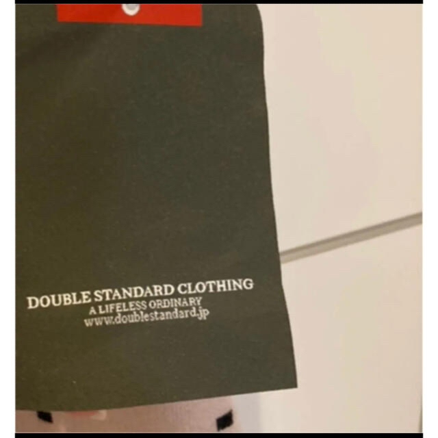 DOUBLE STANDARD CLOTHING(ダブルスタンダードクロージング)のダブルスタンダードクロージング　ニット　ワンピース　ドット　未使用 レディースのワンピース(ひざ丈ワンピース)の商品写真