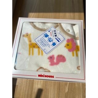 ミキハウス(mikihouse)の新品未使用　ミキハウス　mikiHOUSE 総柄コットン　スリーパー(その他)