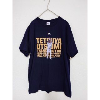 サイタマセイブライオンズ(埼玉西武ライオンズ)の埼玉西武ライオンズ 内海哲也 Tシャツ Mサイズ 引退 2022 プロ野球(記念品/関連グッズ)