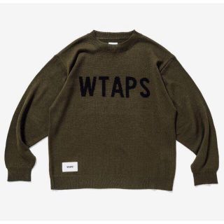 ダブルタップス(W)taps)のWTAPS DECK / SWEATER. WOAC OLIVE M 19AW(ニット/セーター)