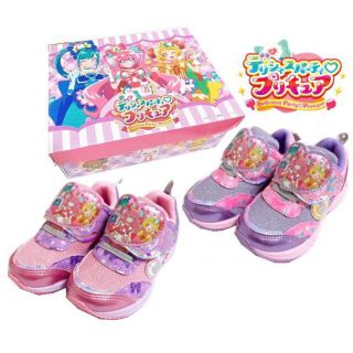 バンダイ(BANDAI)の【新品未使用】デリシャスパーティ♡プリキュア スニーカー★ピンク 19.0cm(スニーカー)