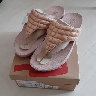 フィットフロップ(fitflop)のfitflop フィットフロップ　ピンクベージュ　トングサンダル(サンダル)