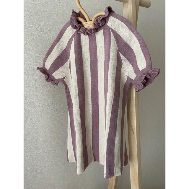 Misha & Puff(ミーシャアンドパフ)のMisha&Puff Circus Dress Antique Mauve キッズ/ベビー/マタニティのキッズ服女の子用(90cm~)(ワンピース)の商品写真