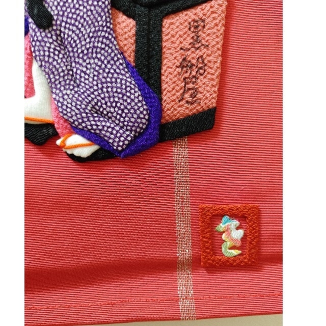 ちりめんタペストリー  黒猫 ハンドメイドのインテリア/家具(インテリア雑貨)の商品写真