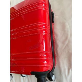 赤 キャリーバッグ キャリーケース スーツケース コロ タイヤ tas 鍵
