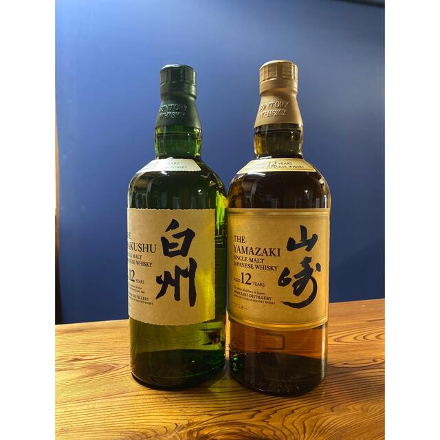 サントリー(サントリー)の※白州12年2本  ※山崎12年2本 食品/飲料/酒の酒(ウイスキー)の商品写真