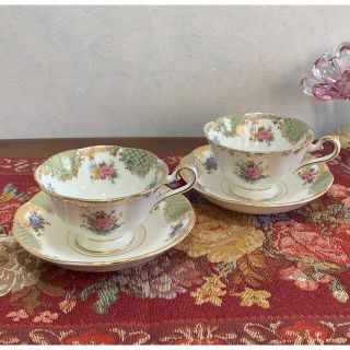 ロイヤルアルバート(ROYAL ALBERT)のりん様　専用です❤️ロイヤルアルバート　ジョセフィーヌ　ペアカップ＆ソーサー(食器)