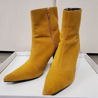 RODEO CROWNS ロデオクラウンズ 花柄ベロアブーツ Lサイズ