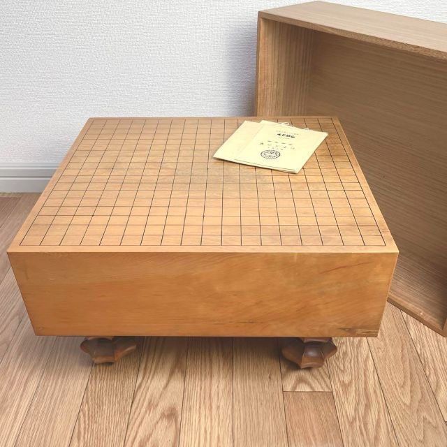 囲碁盤 カバー付き エンタメ/ホビーのテーブルゲーム/ホビー(囲碁/将棋)の商品写真