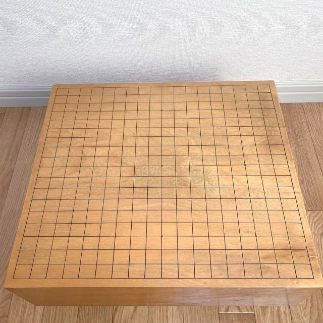 囲碁盤 カバー付き エンタメ/ホビーのテーブルゲーム/ホビー(囲碁/将棋)の商品写真