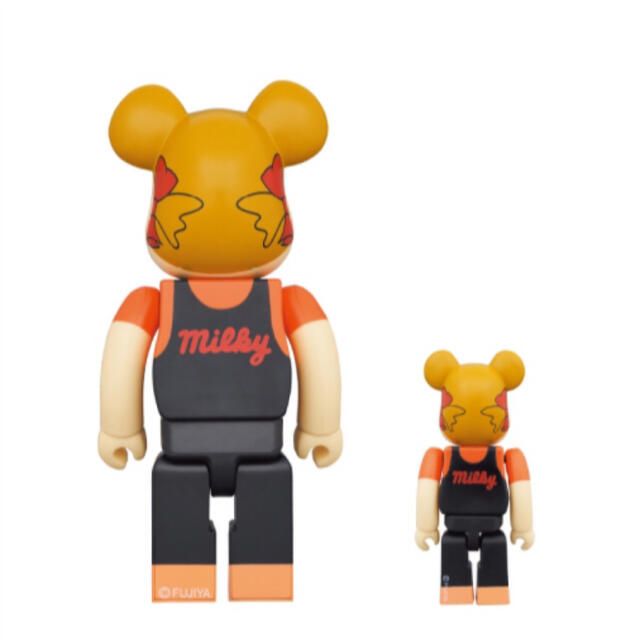 BE@RBRICK(ベアブリック)のBE@BRICK ペコちゃん コーヒーミルキー 100%&400% メンズのファッション小物(その他)の商品写真