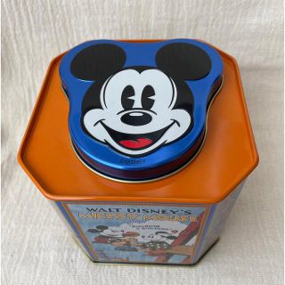 ミッキーマウス(ミッキーマウス)のディズニーリゾート ミッキー ミニー レトロ お菓子缶 中身なし 缶(小物入れ)