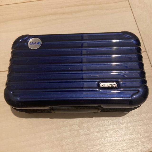 RIMOWA(リモワ)のANA×RIMOWA ノベルティポーチ ブルー エンタメ/ホビーのコレクション(ノベルティグッズ)の商品写真