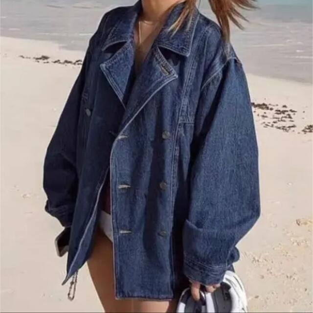 aclent デタッチデニムダブルジャケット-