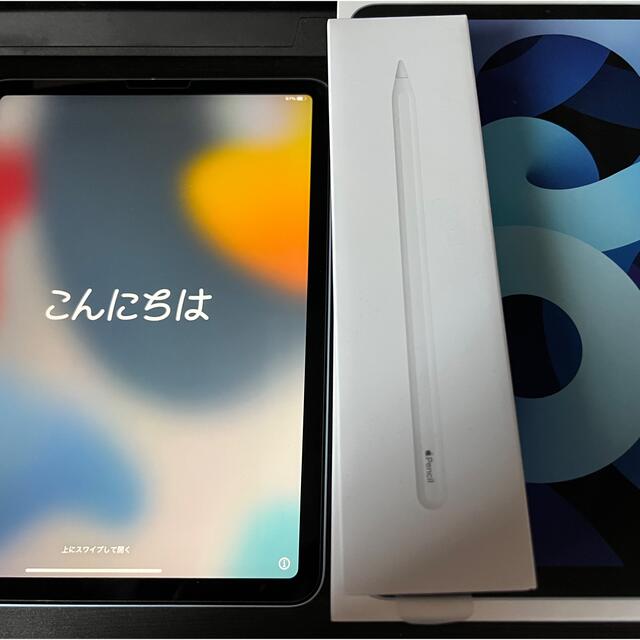 iPad(アイパッド)のiPad Air 4 WiFi 256GB & Apple Pencil 2 スマホ/家電/カメラのPC/タブレット(タブレット)の商品写真