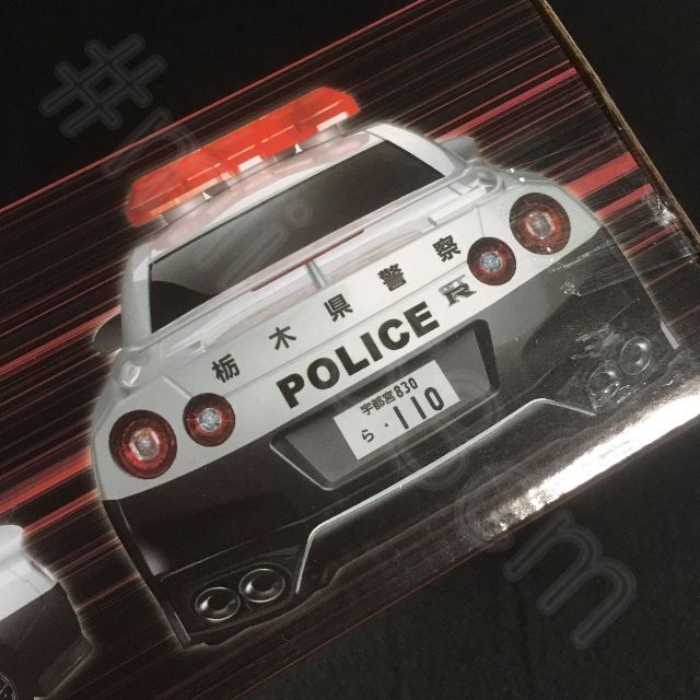 NISSAN GT-R(R35) PATROL CAR 栃木県警察 ラジコン エンタメ/ホビーのおもちゃ/ぬいぐるみ(ホビーラジコン)の商品写真
