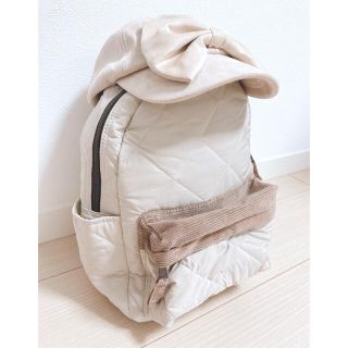 アンパサンド(ampersand)の※専用※アンパサンド　キルティングリュック+帽子　2点セット　ページュ　新品(リュックサック)