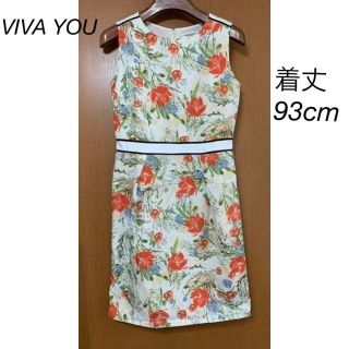 ビバユー(VIVAYOU)のVIVA YOUのノースリーブ 膝丈ワンピースです。(ひざ丈ワンピース)