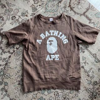 アベイシングエイプ(A BATHING APE)のApe エイプ　半袖トレーナー(スウェット)