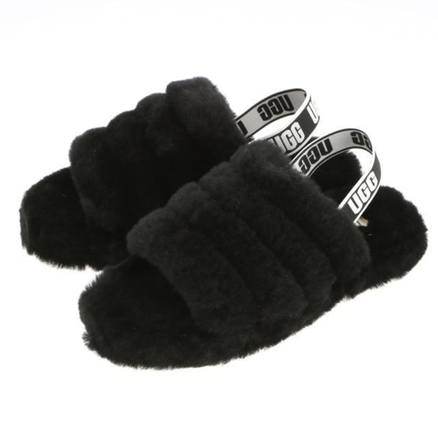 【並行輸入】UGG アグ FLUFF YEAH SLIDE 1098494Kサンダル