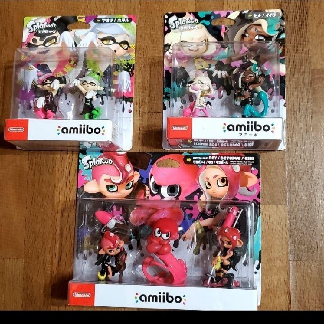 新品未開封　スプラトゥーン　amiibo　７体