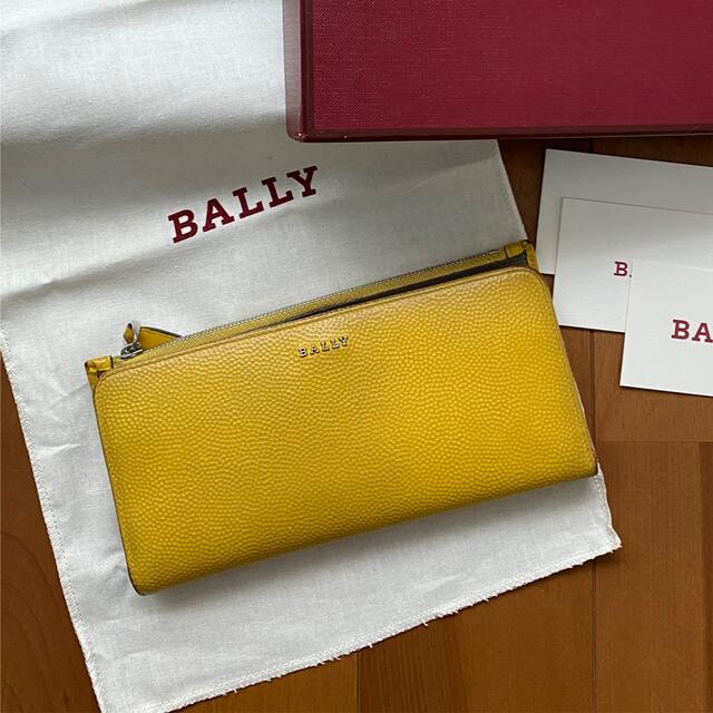 Bally - BALLY 長財布 イエローxグレーの通販 by Nana's shop｜バリー ...