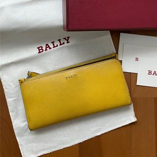 バリー(Bally)のBALLY 長財布　イエローxグレー(長財布)