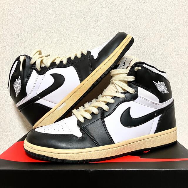 新品タグ付き★NIKE ダンクHIGH パンダ　赤タグ　28.5