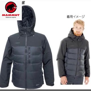 マムート(Mammut)の【美品】MAMMUT  マムート　ダウンジャケット750+  ブラックSサイズ(ダウンジャケット)