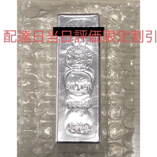 石福金属興業】銀地金 純銀 インゴット 500gの通販 by くまジロウ〜11 ...