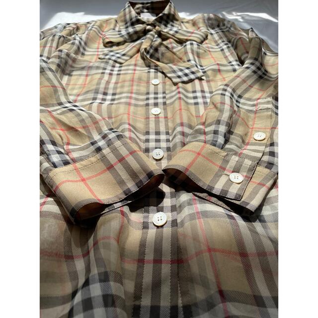 珍Burberry LONDON ENGLAND silk100% ノバチェック 【超安い】 52