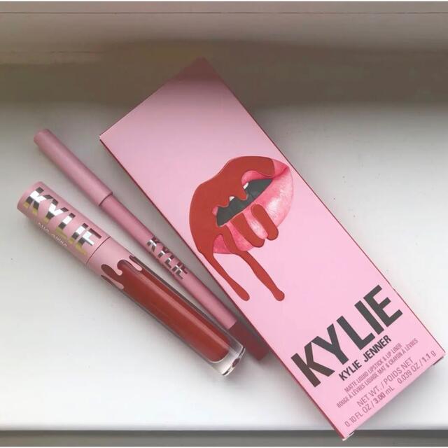 Kylie Cosmetics(カイリーコスメティックス)の新品 カイリー コスメティックス マット リップキット 505 AUTUMN コスメ/美容のベースメイク/化粧品(口紅)の商品写真