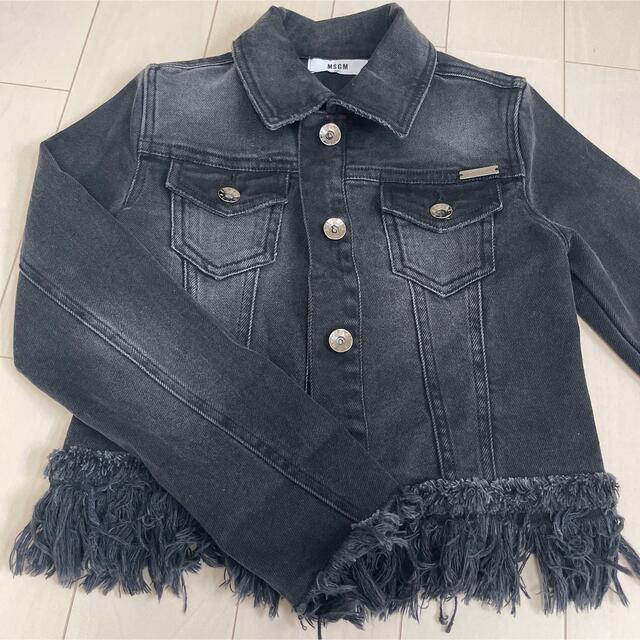 MSGM - 最終価格☆美品☆MSGM KIDS☆120デニムジャケットスパンコール
