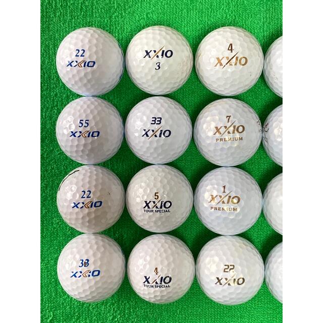DUNLOP(ダンロップ)のゴルフボール ロストボール ゼクシオ グレード各種 24球 9/27 スポーツ/アウトドアのゴルフ(その他)の商品写真