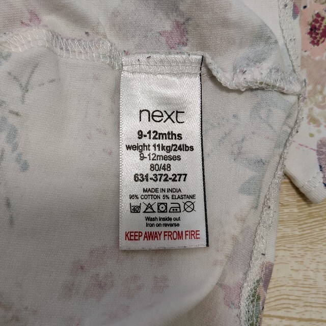 NEXT(ネクスト)のNext Baby ネクストベビー ワンピース　80 キッズ/ベビー/マタニティのベビー服(~85cm)(ワンピース)の商品写真