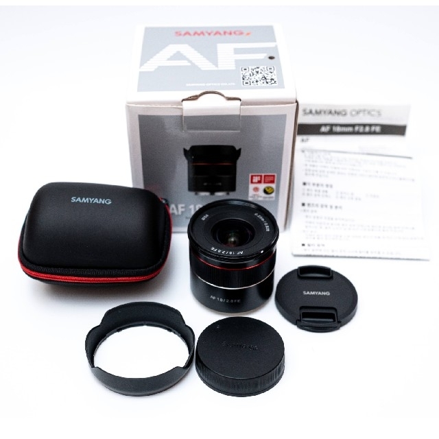 SONY(ソニー)の【中古美品】af18mm f2.8 fe samyang sony Eマウント用 スマホ/家電/カメラのカメラ(レンズ(単焦点))の商品写真