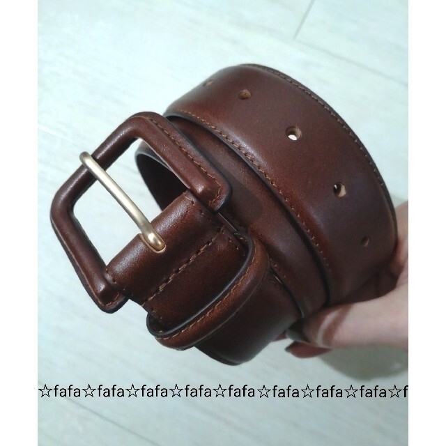 TODAYFUL - 【美品】定価¥11000 TODAYFUL レザーバックルベルト 茶 本 ... レザーバックルベルト 本革 トゥデイフル ベルト