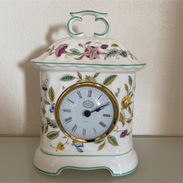 MINTON - ミントン 置き時計 陶器時計の通販 by ioio|ミントン MINTON - ミントン 置き時計 陶器時計の通販 by ioio|ミントン