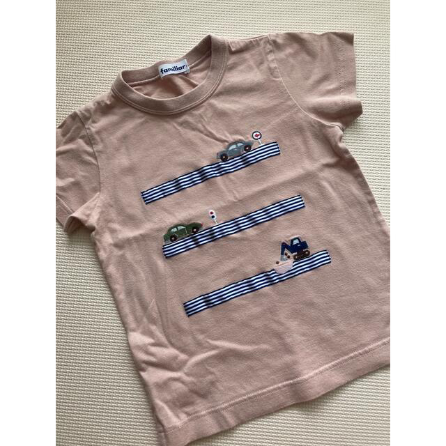 familiar(ファミリア)のファミリア　新作　車　tシャツ キッズ/ベビー/マタニティのキッズ服男の子用(90cm~)(Tシャツ/カットソー)の商品写真