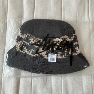 STUSSY - STUSSY SS KNIT BUCKET HAT 黒 新品 バケット ハットの通販